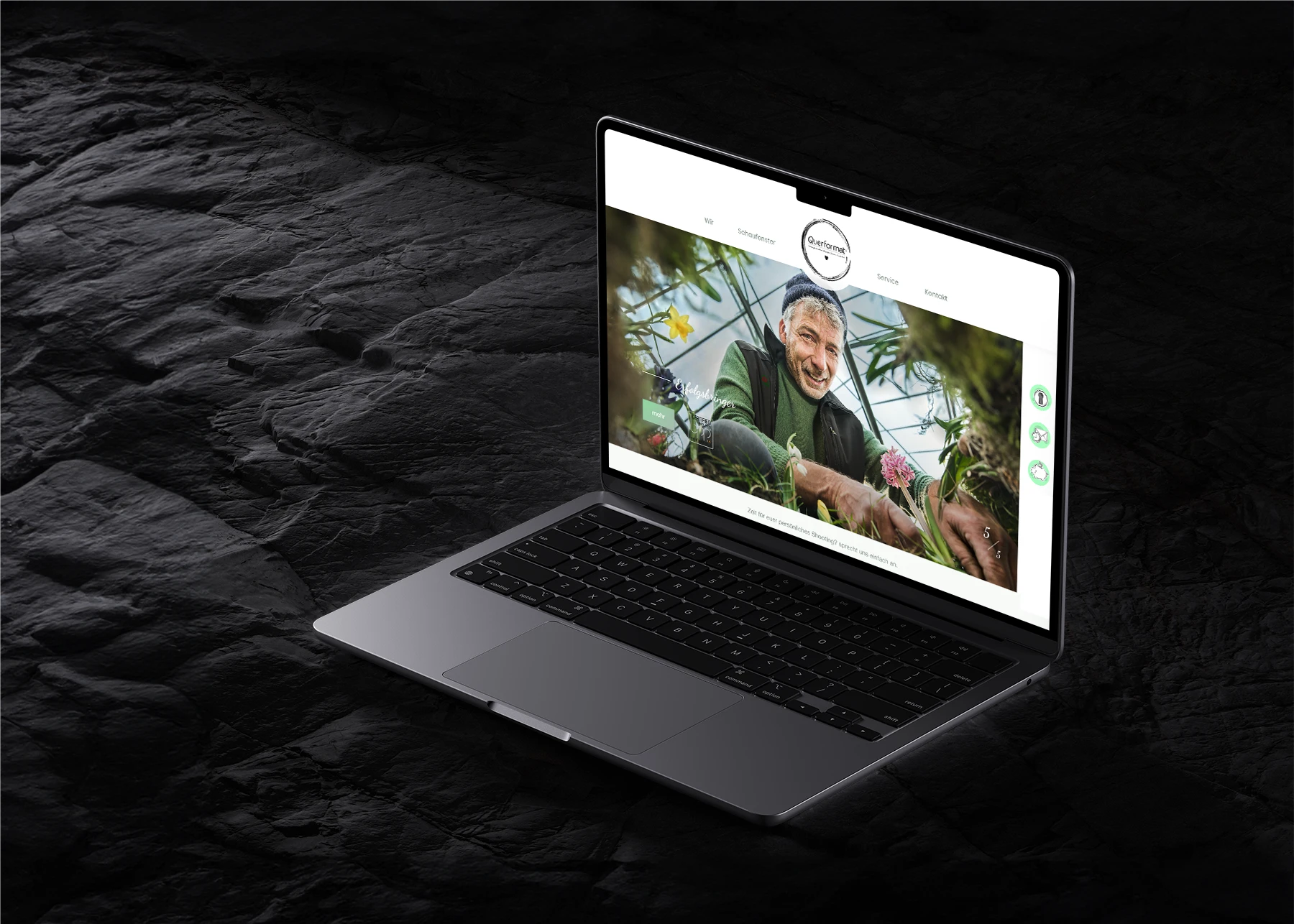 Preview of the Querformat Website