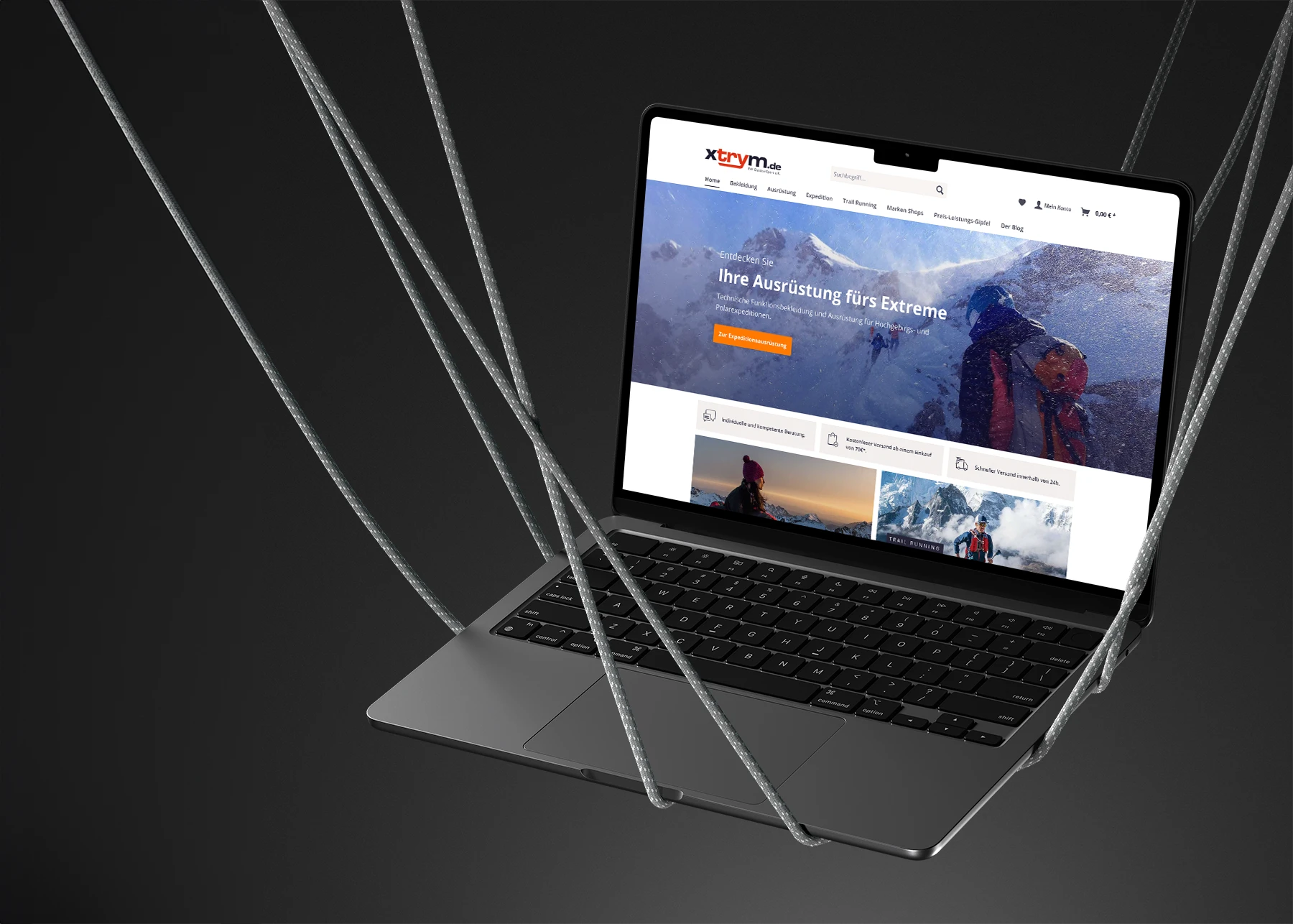 Preview of the Xtrym E-Commerce shope